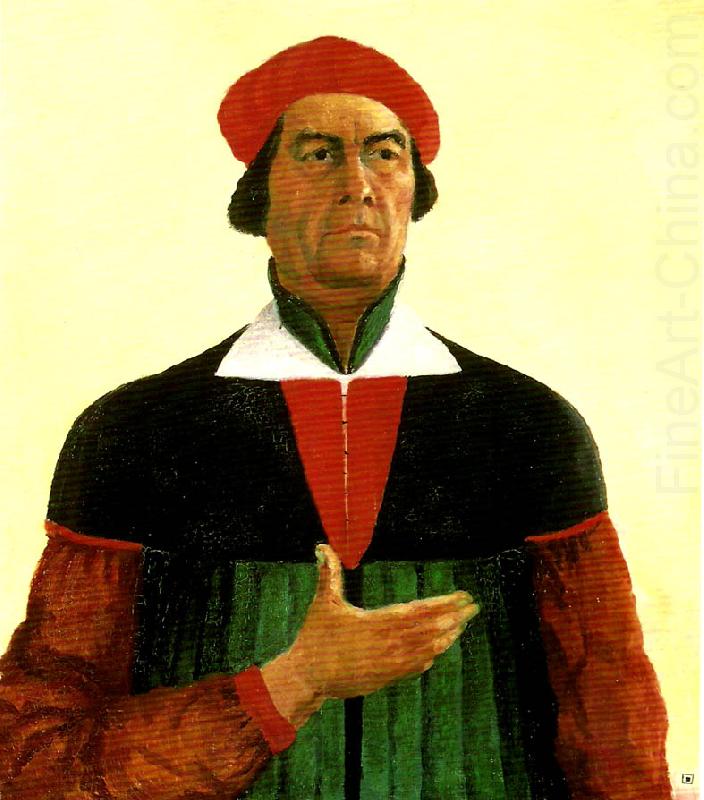 Kazimir Malevich self-portrait china oil painting image